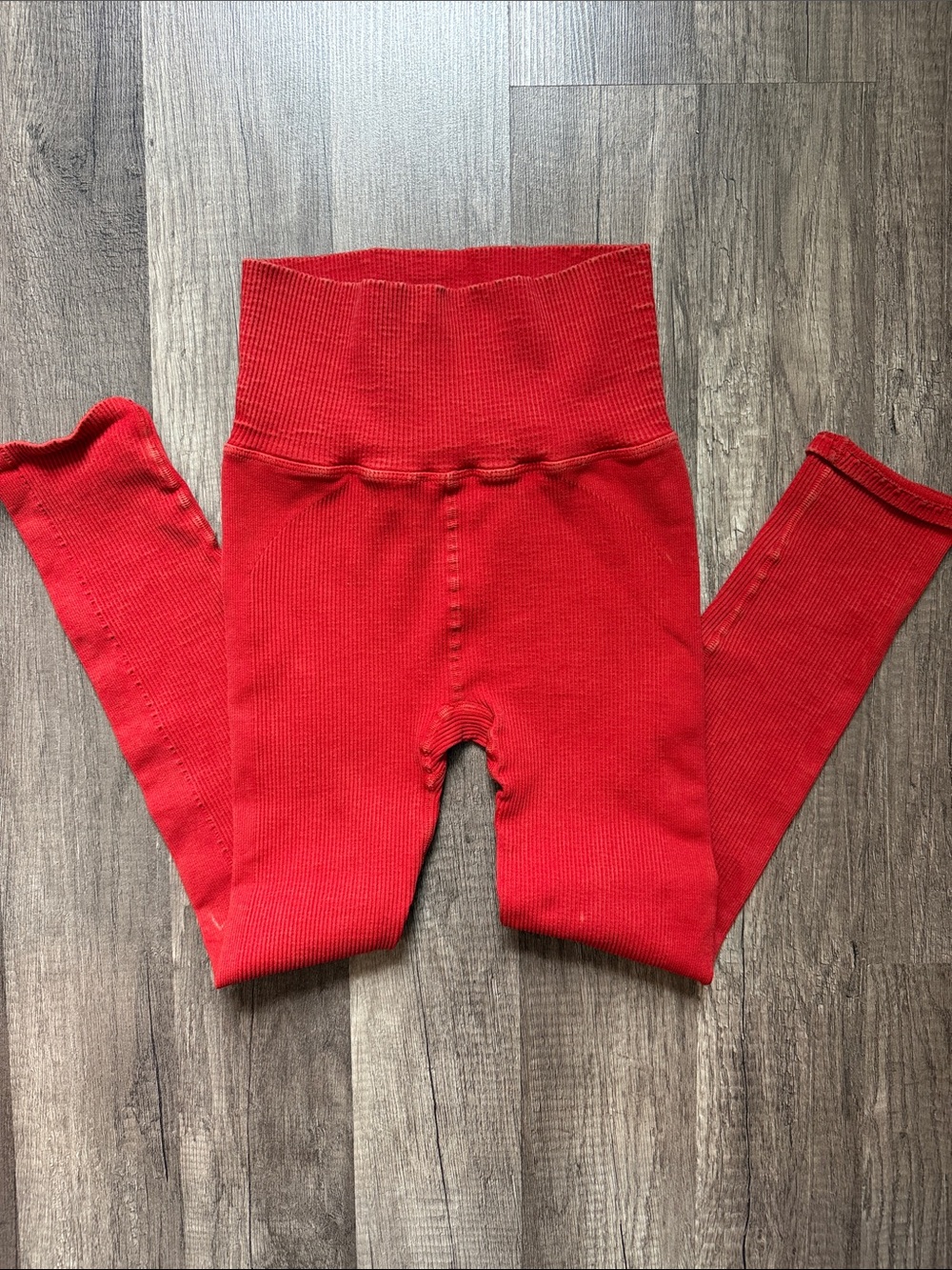 NWOT Free people Movement Ribbed orange Leggings * with some IR *